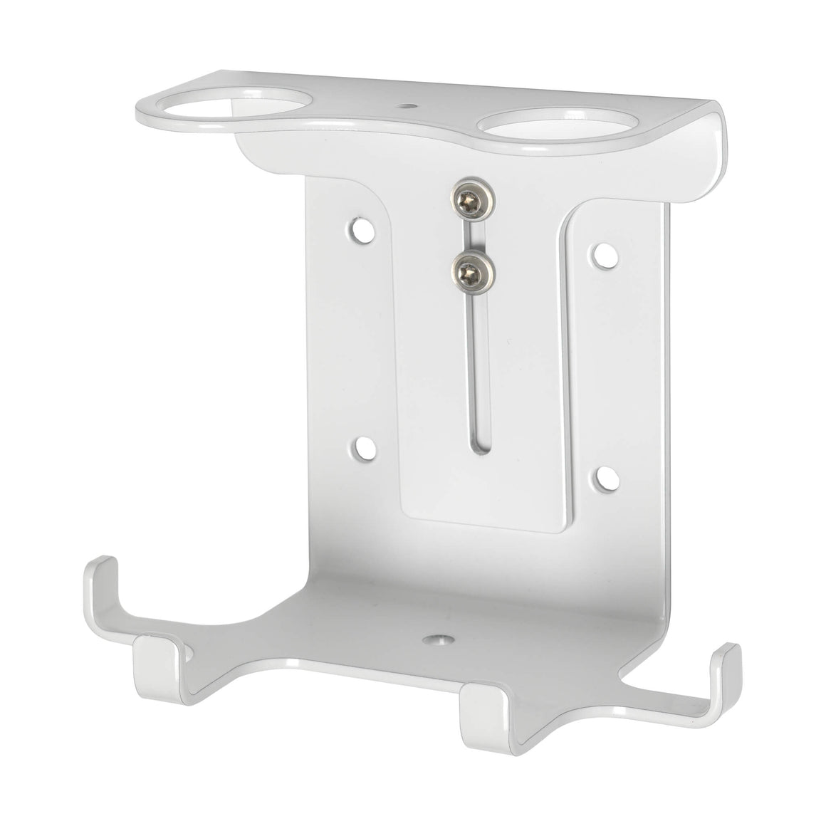 Double 300ml Security Wall-Mounted Holder - Satin White