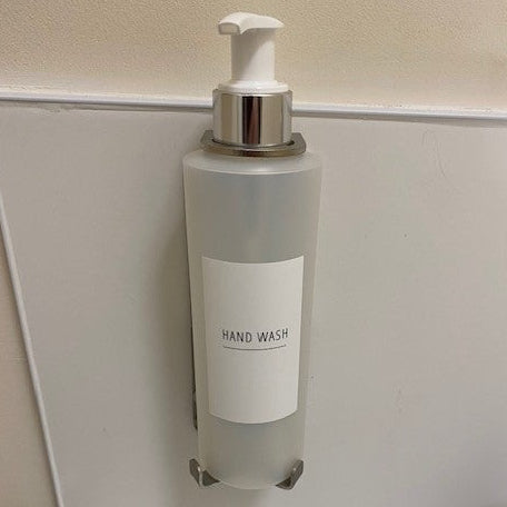 SALE ITEM 0050 - Single 300ml Tall Security Wall-Mounted Holder - Orbital Finish