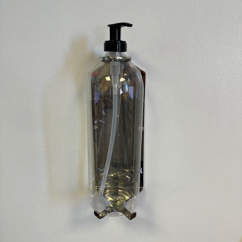 SALE ITEM 0071 - Single 1000ml Tall Security Wall-Mounted Holder Polished Finish
