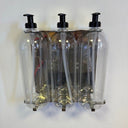 Triple 1000ml Tall Security Holder Polished Finish