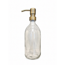 500ml Empty Glass Bottle & Pump