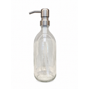 500ml Empty Glass Bottle & Pump
