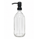 500ml Glass Bottle & Pump
