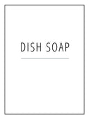 Label - Dish Soap