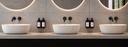 Soho dispensers lifestyle image in luxury bathroom