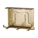 Triple 300ml Security Holder Metallic Gold Finish