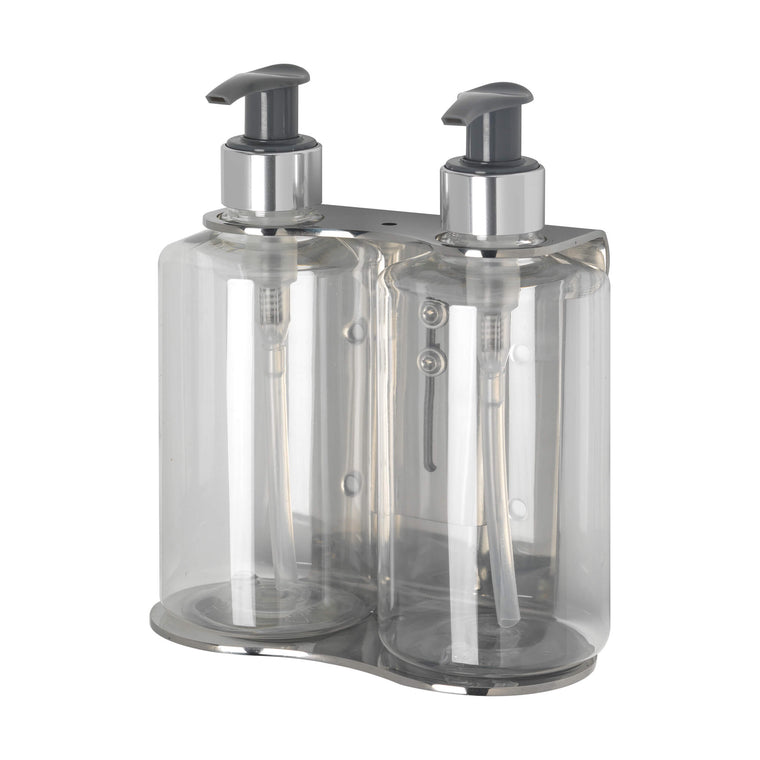 Stainless Amenity Bottle Holder - Wall Holders With Solutions for Different  Size Bottles, 35 Years Hotel & Bathroom Shower Soap Dispensers  Manufacturer